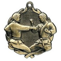 Medal, "Karate" Wreath - 2 1/2" Dia.